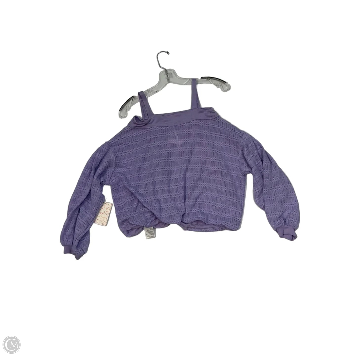 Top Long Sleeve By Free People In Purple, Size: S