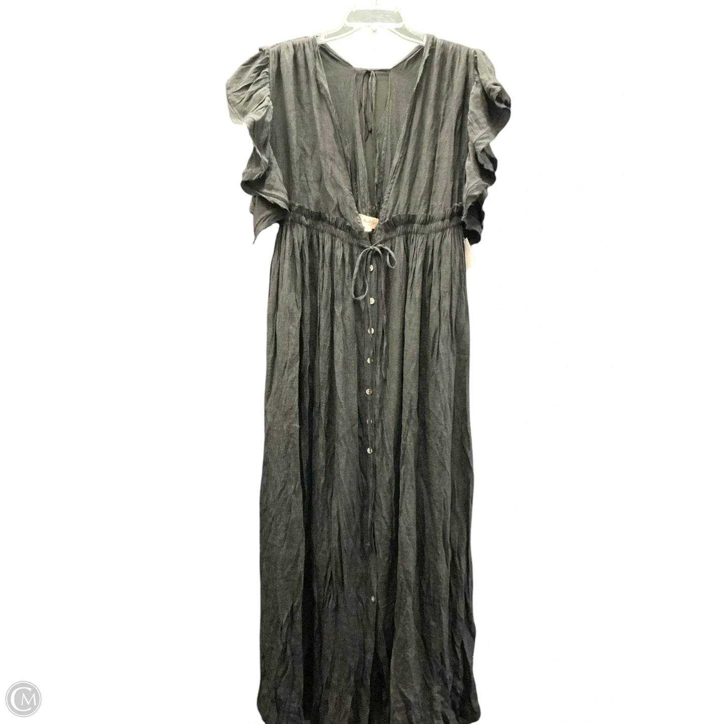 Dress Casual Maxi By Peach Love Cream California In Black, Size: S