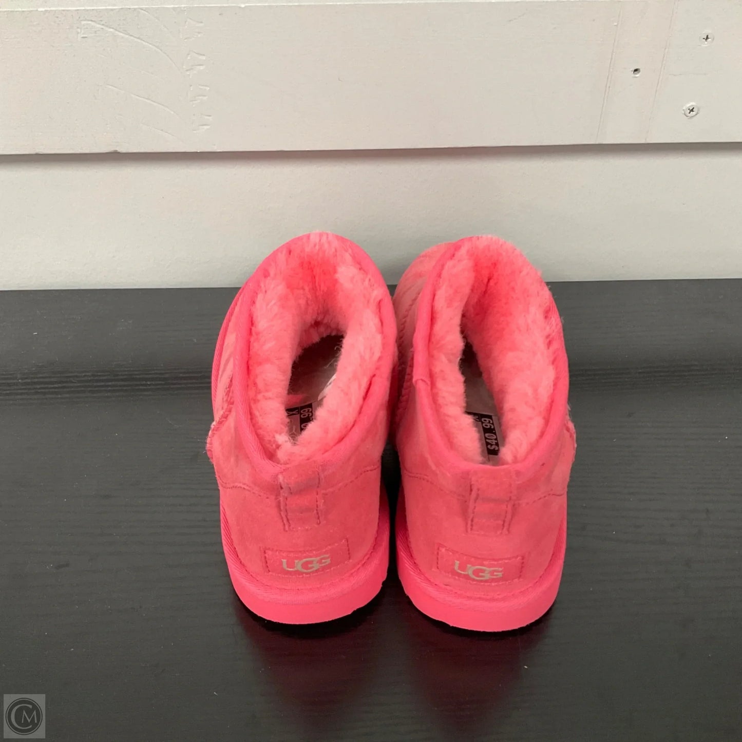 Boots Designer By Ugg In Pink, Size: 6