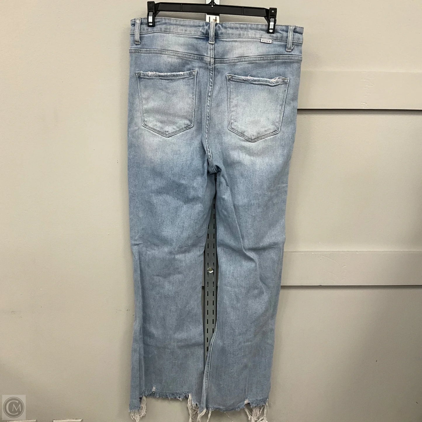 Jeans Straight By Risen In Blue, Size: 8