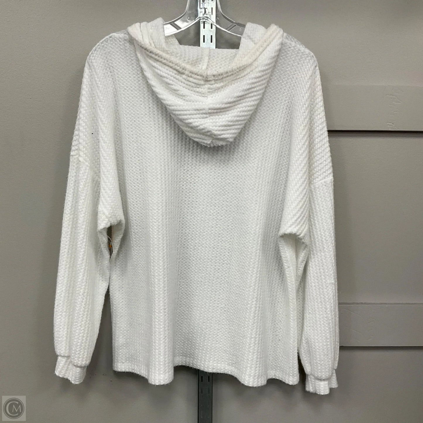 Top Long Sleeve By Pink Lily In White, Size: M