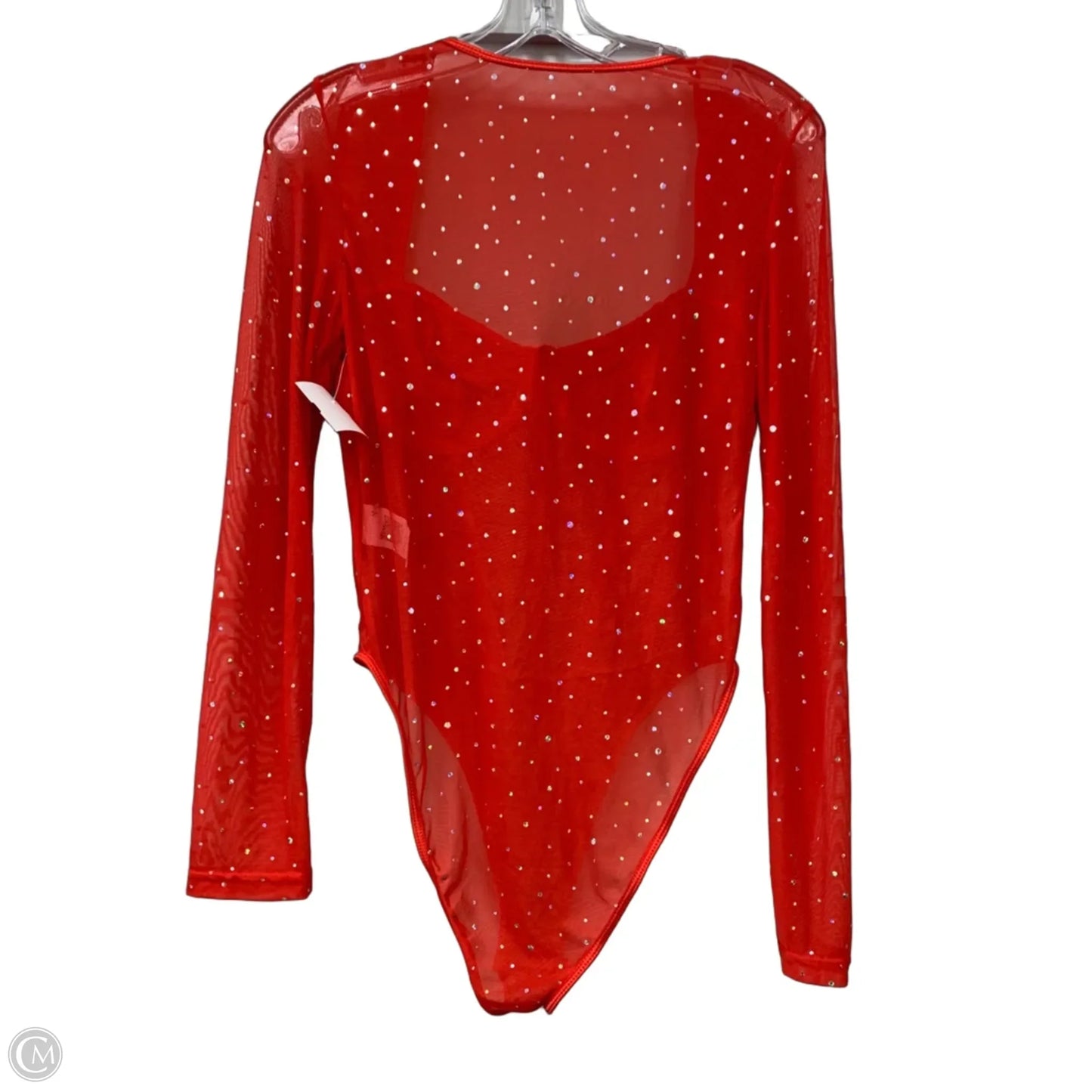 Bodysuit By Shein In Red, Size: L