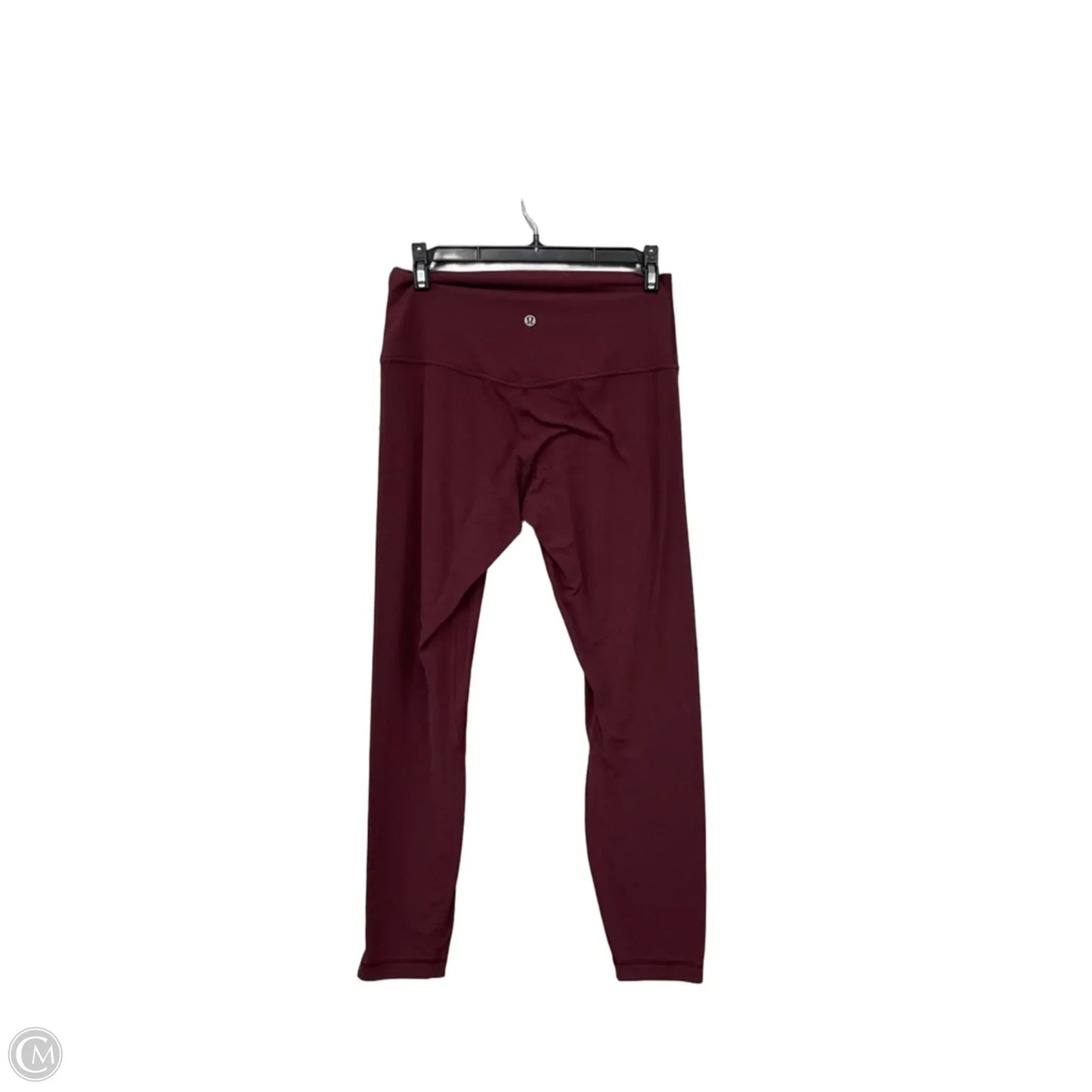Athletic Leggings By Lululemon In Maroon, Size: 6