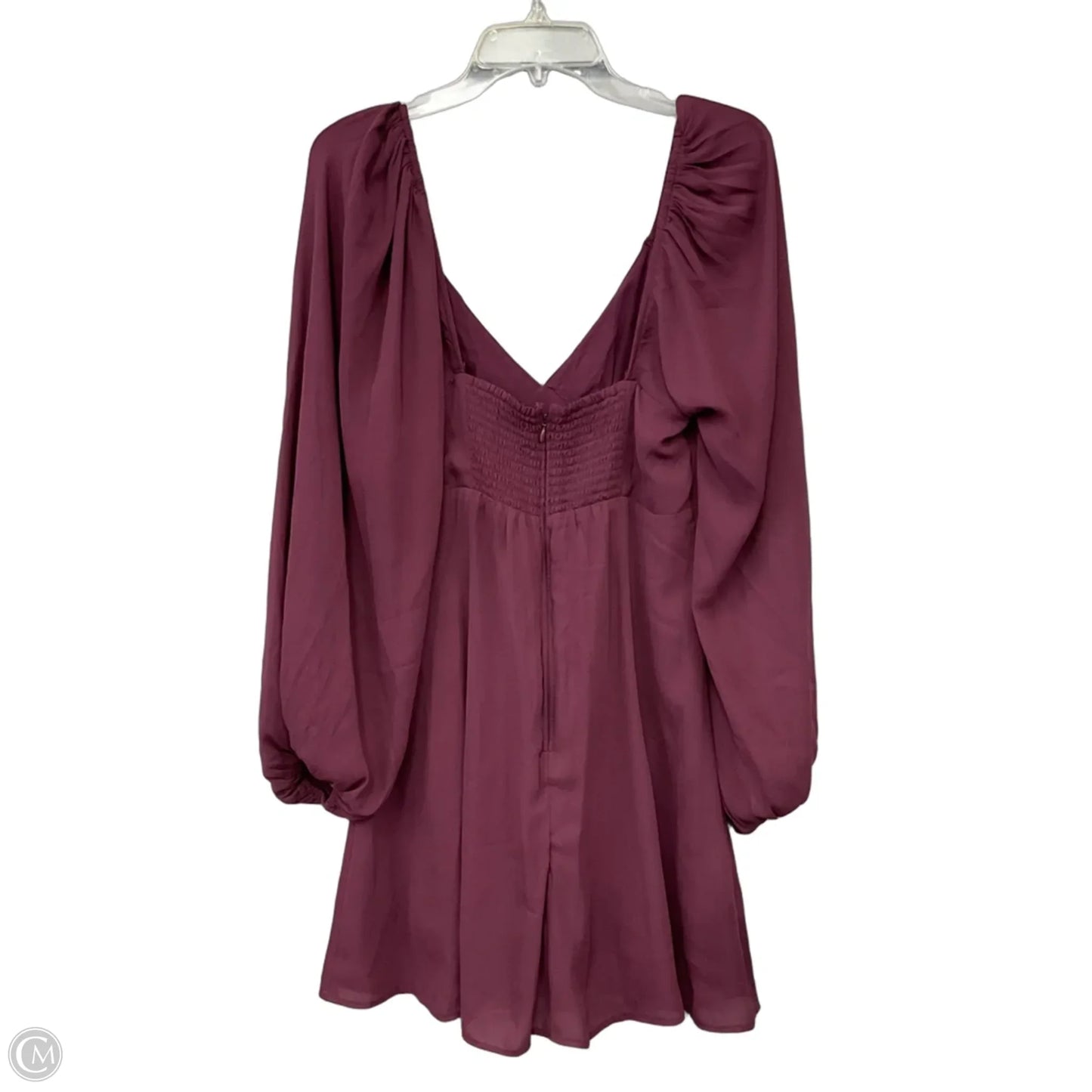 Dress Casual Short By Abercrombie And Fitch In Maroon, Size: M