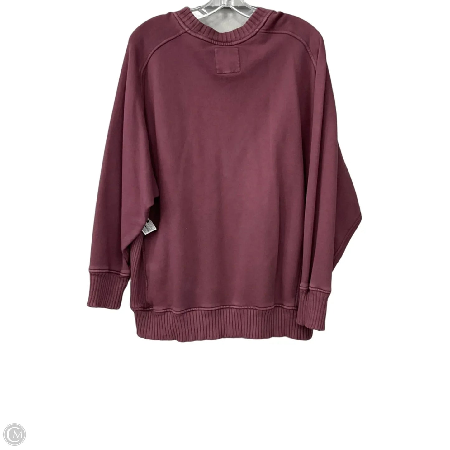 Sweatshirt Crewneck By Aerie In Maroon, Size: S