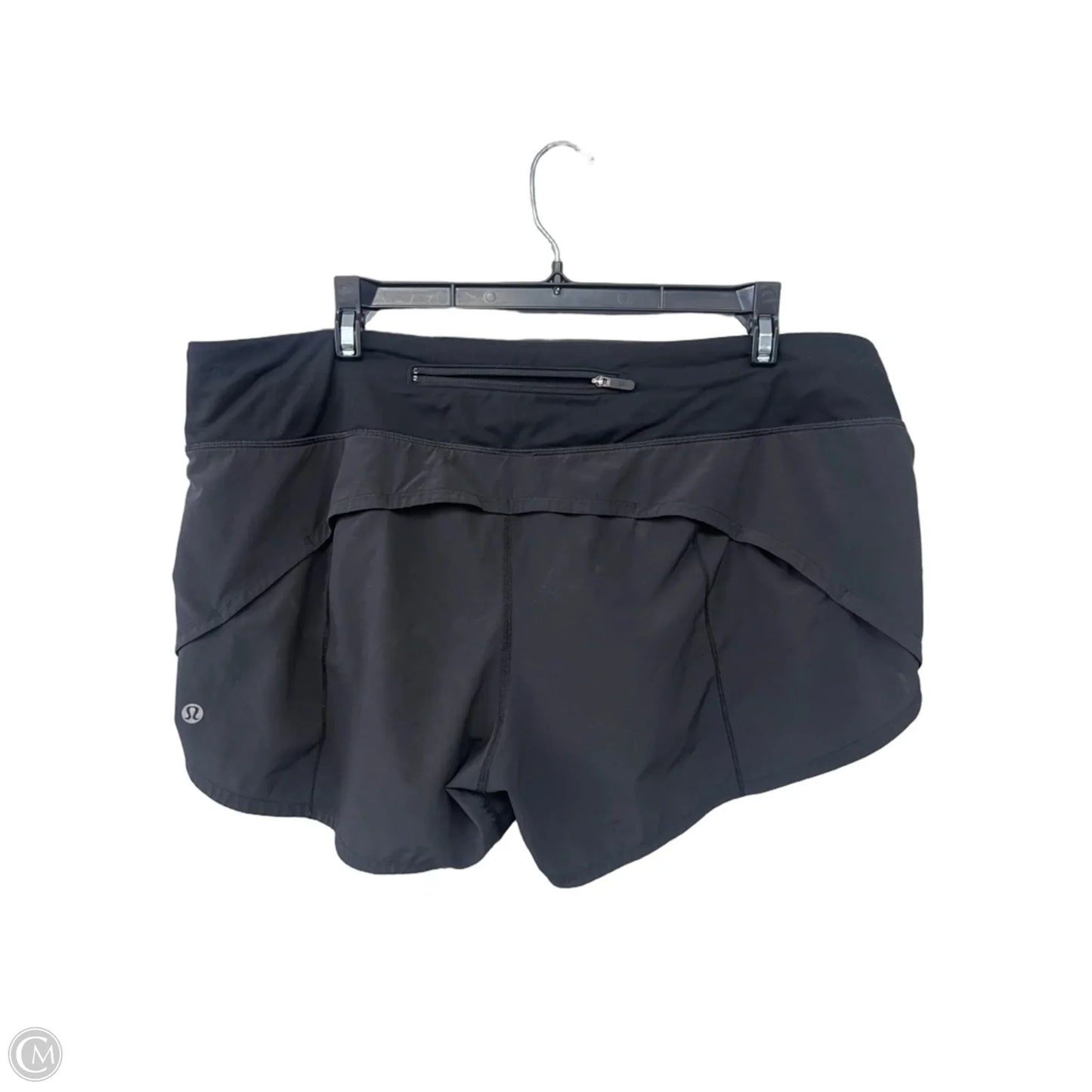 Athletic Shorts By Lululemon In Black, Size: 12