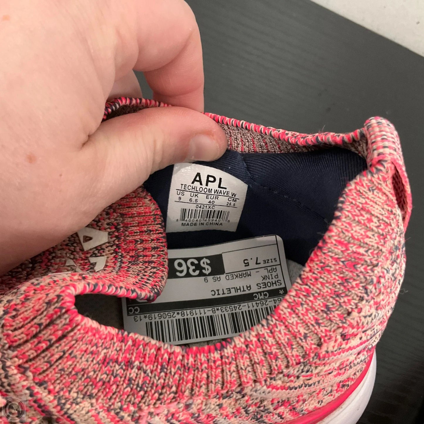 Shoes Athletic By APL In Pink, Size: 7.5