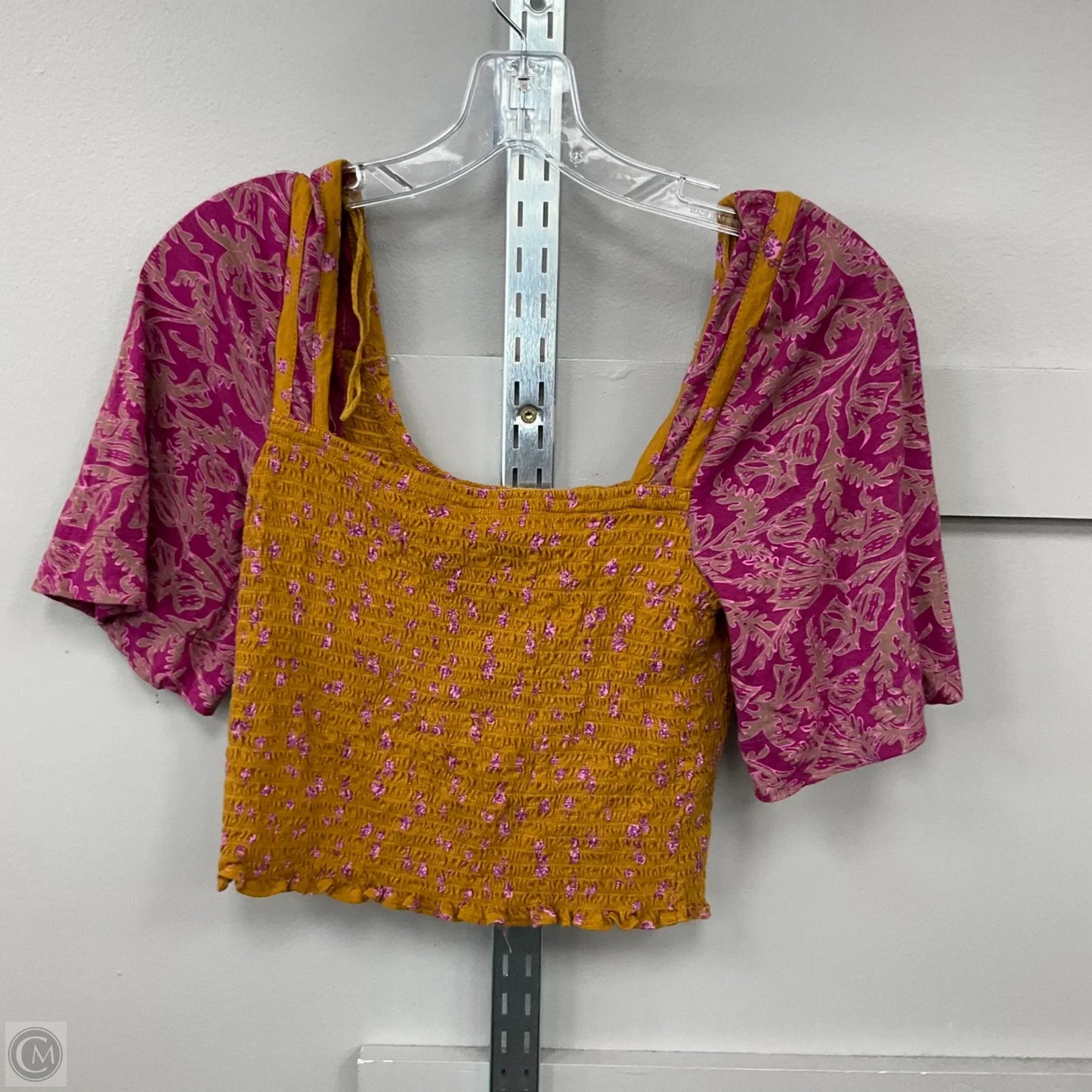 Top Short Sleeve By Free People In Multi-colored, Size: S