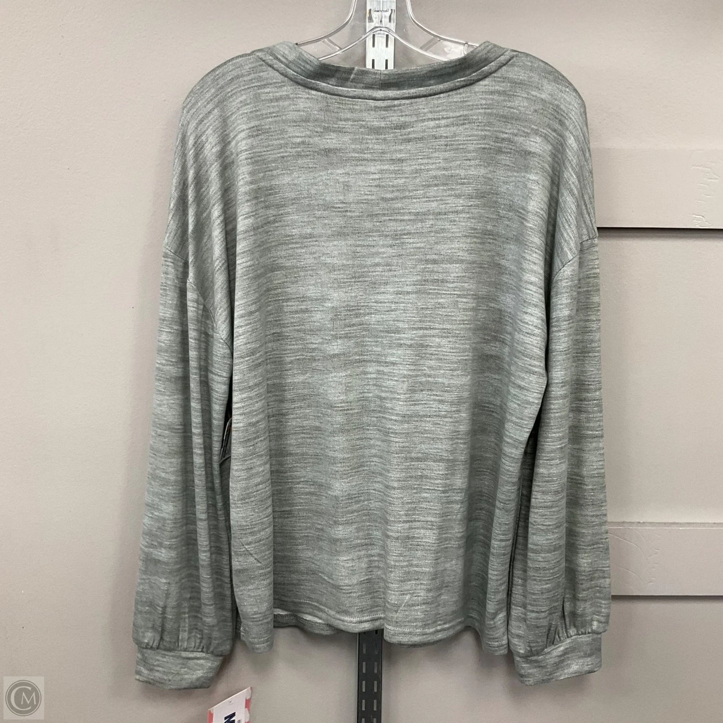 Top Long Sleeve By Muk Luks In Green, Size: L