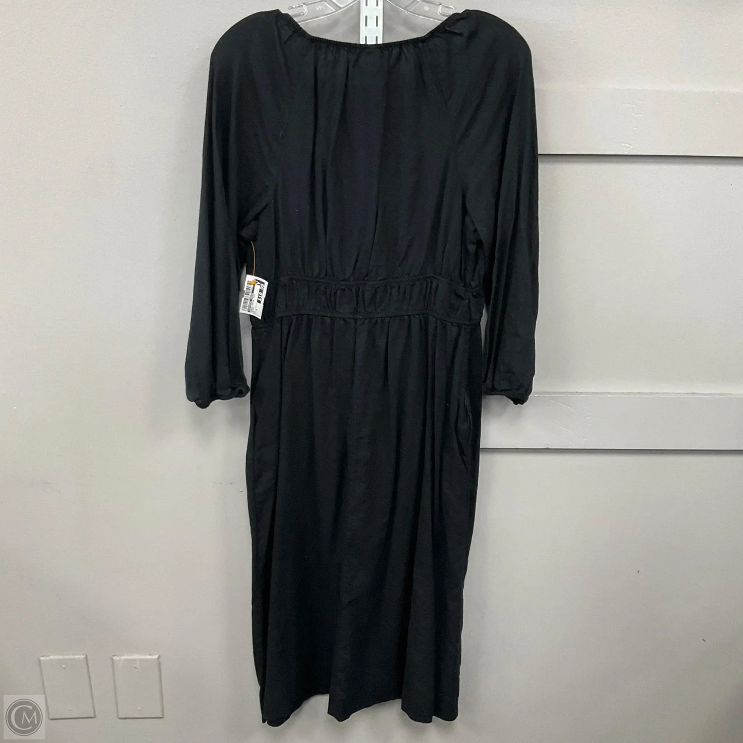 Dress Casual Midi By Universal Thread In Black, Size: M