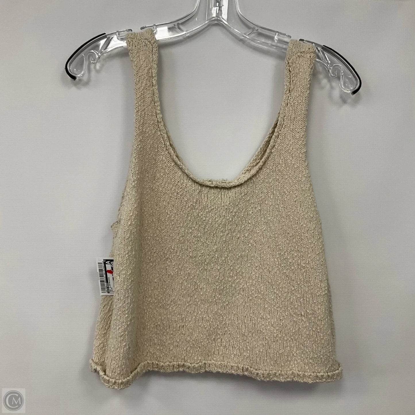 Top Sleeveless By Old Navy In Cream, Size: M