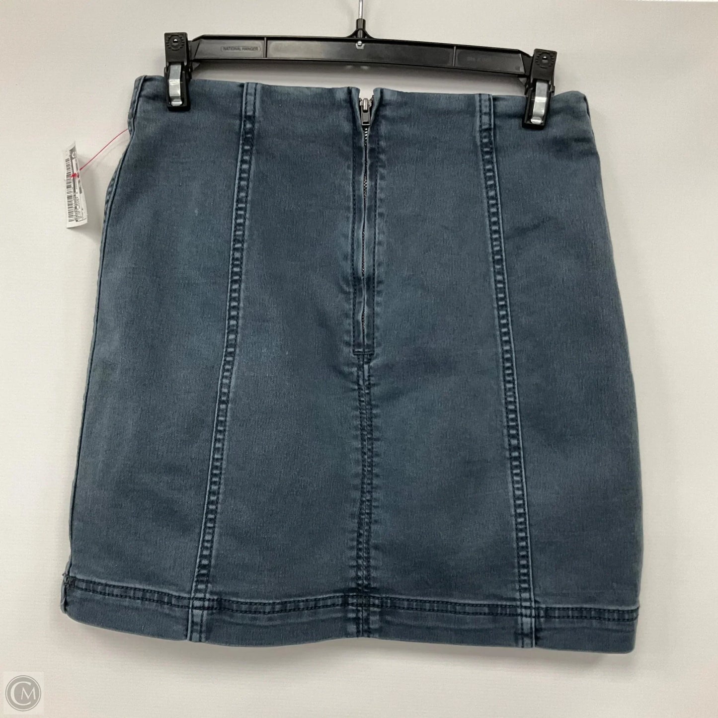 Skirt Mini & Short By Free People In Blue Denim, Size: 4