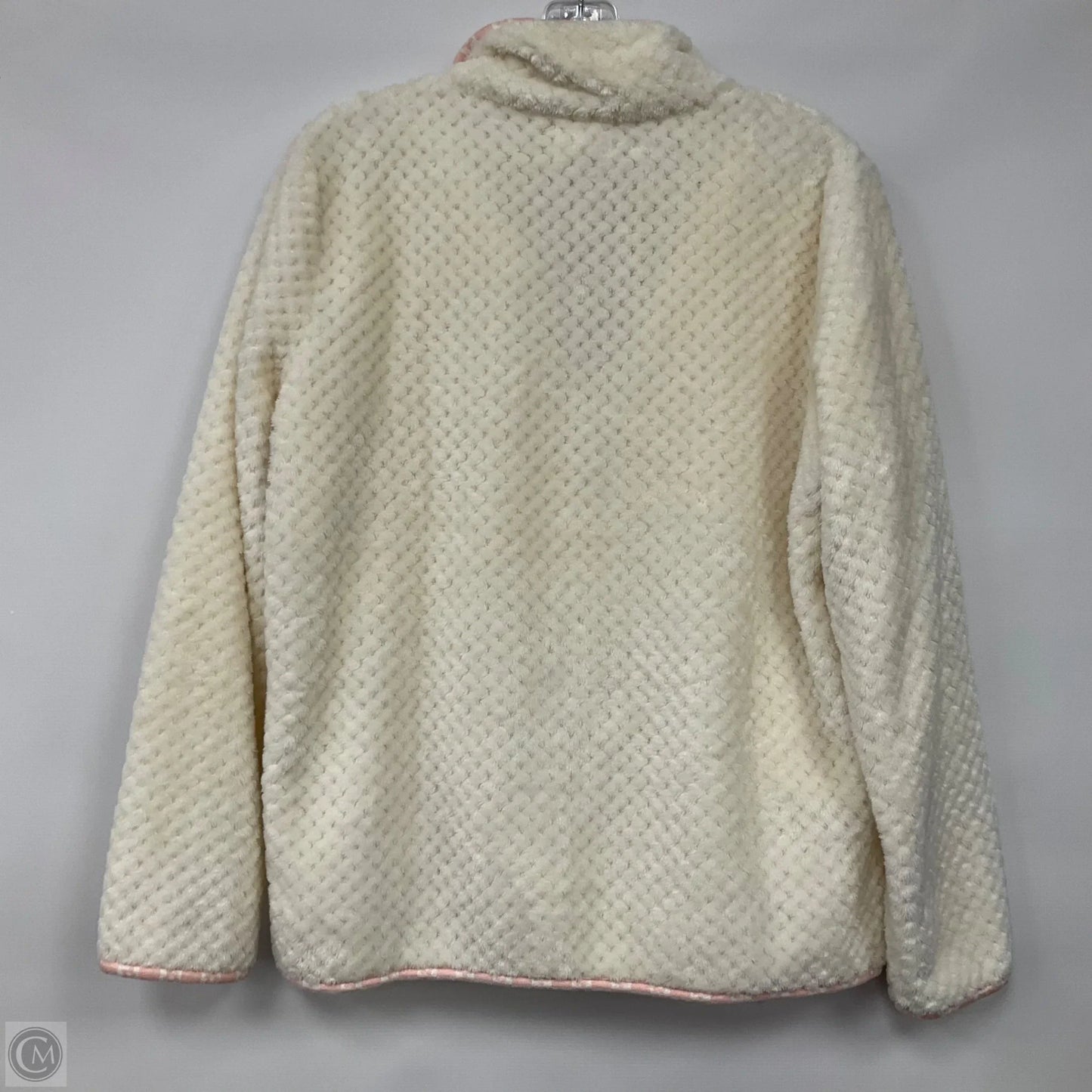 Sweatshirt Collar By Simply Southern In Cream, Size: M