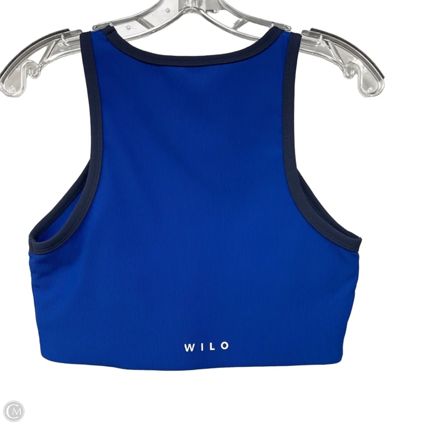 Athletic Bra By Wilo In Blue, Size: L
