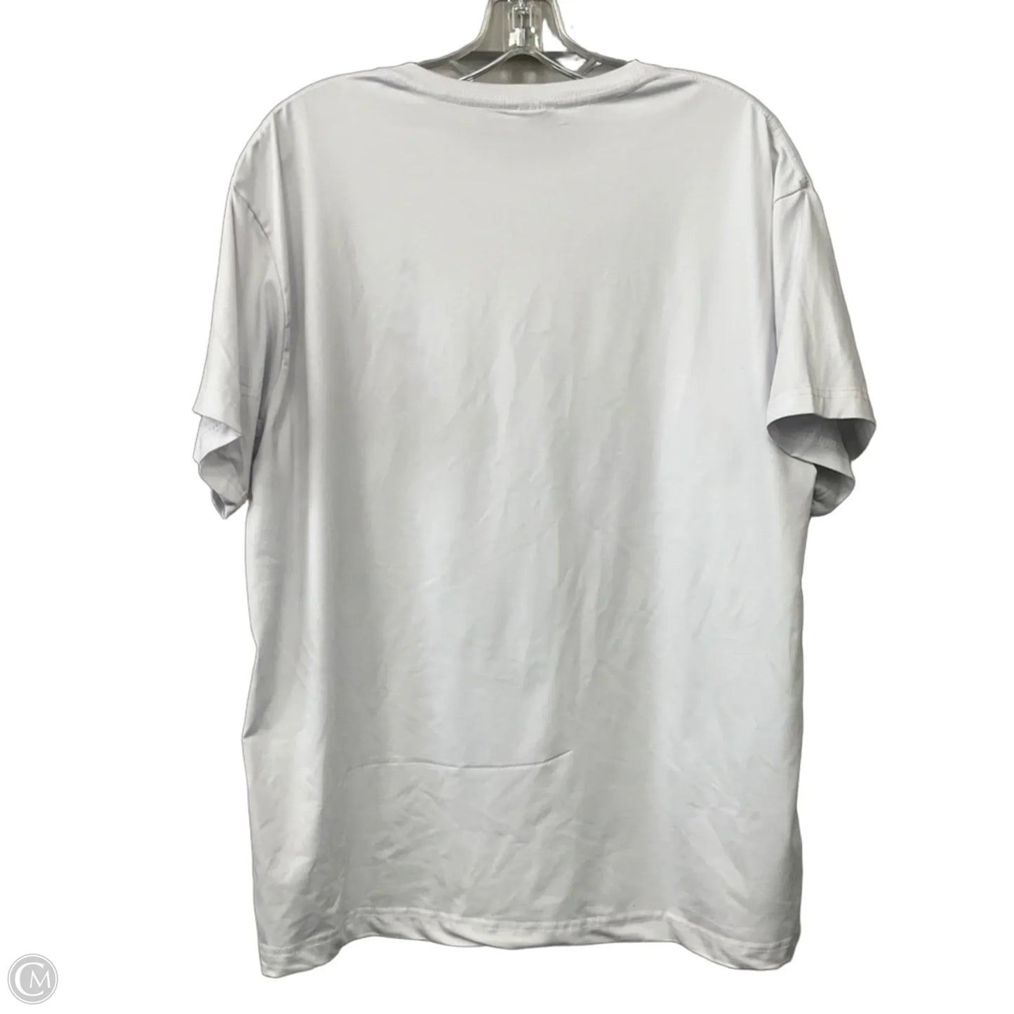 Top Short Sleeve Basic By Konkae In White, Size: Xl