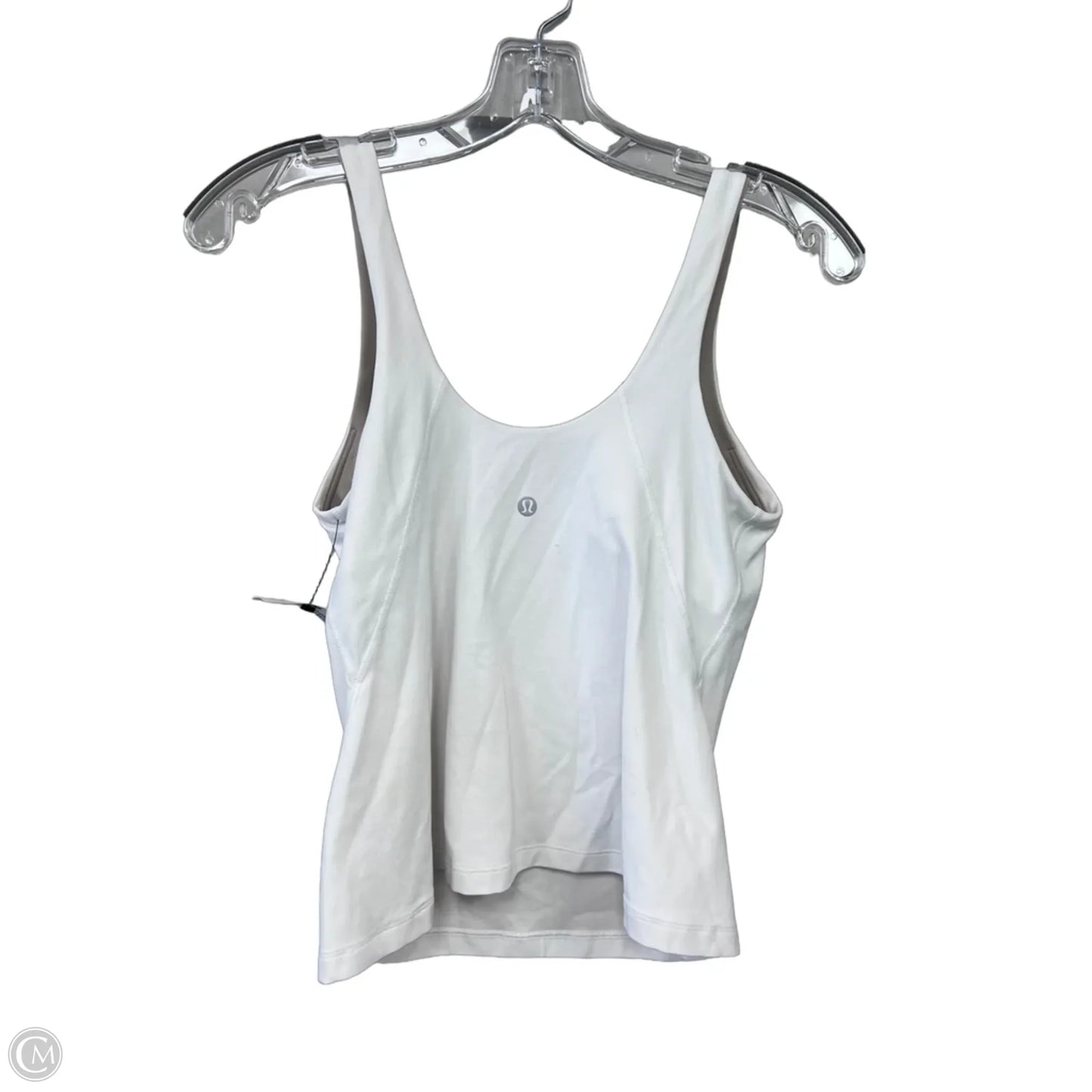 Athletic Tank Top By Lululemon In White, Size: 8