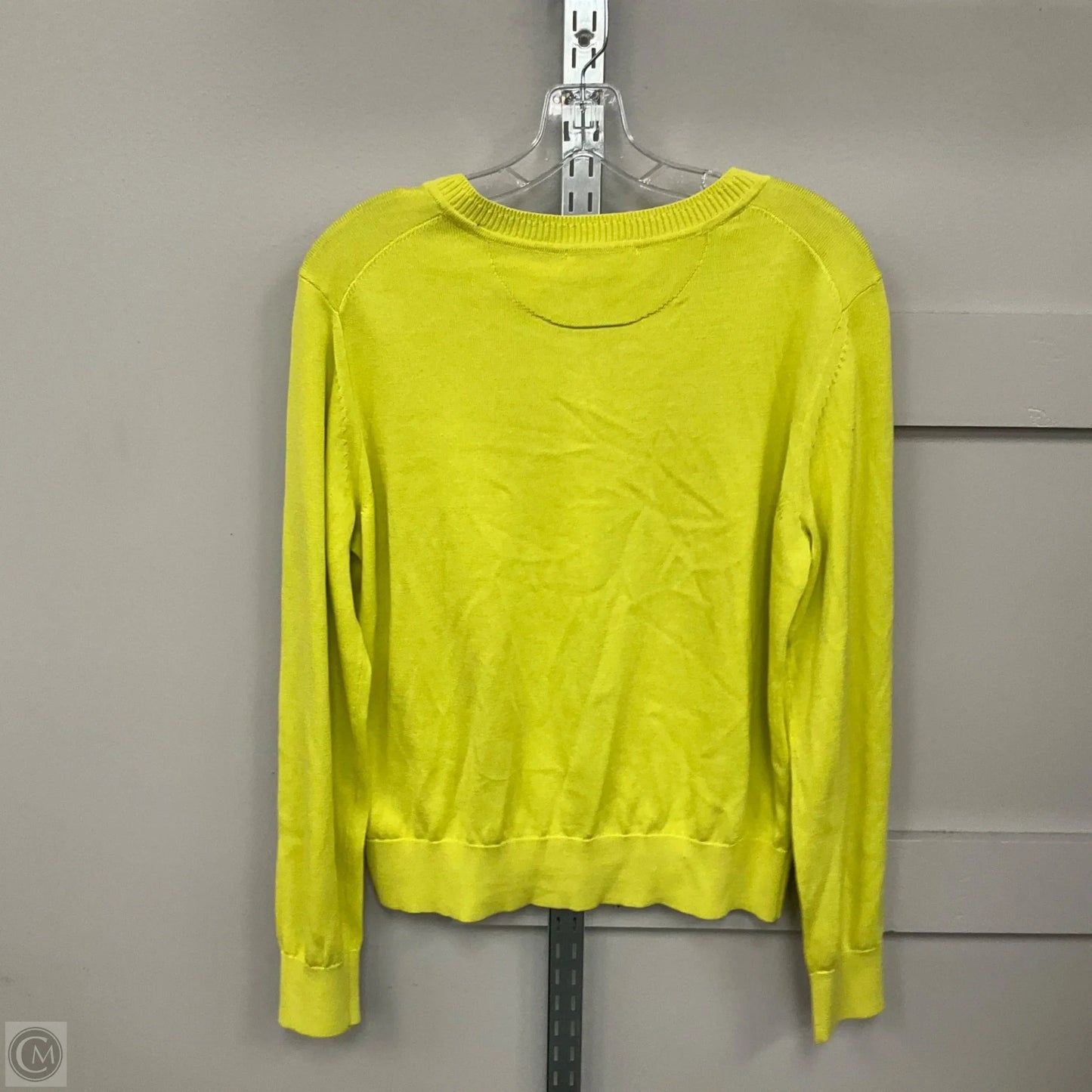 Cardigan By Free Assembly In Yellow, Size: L
