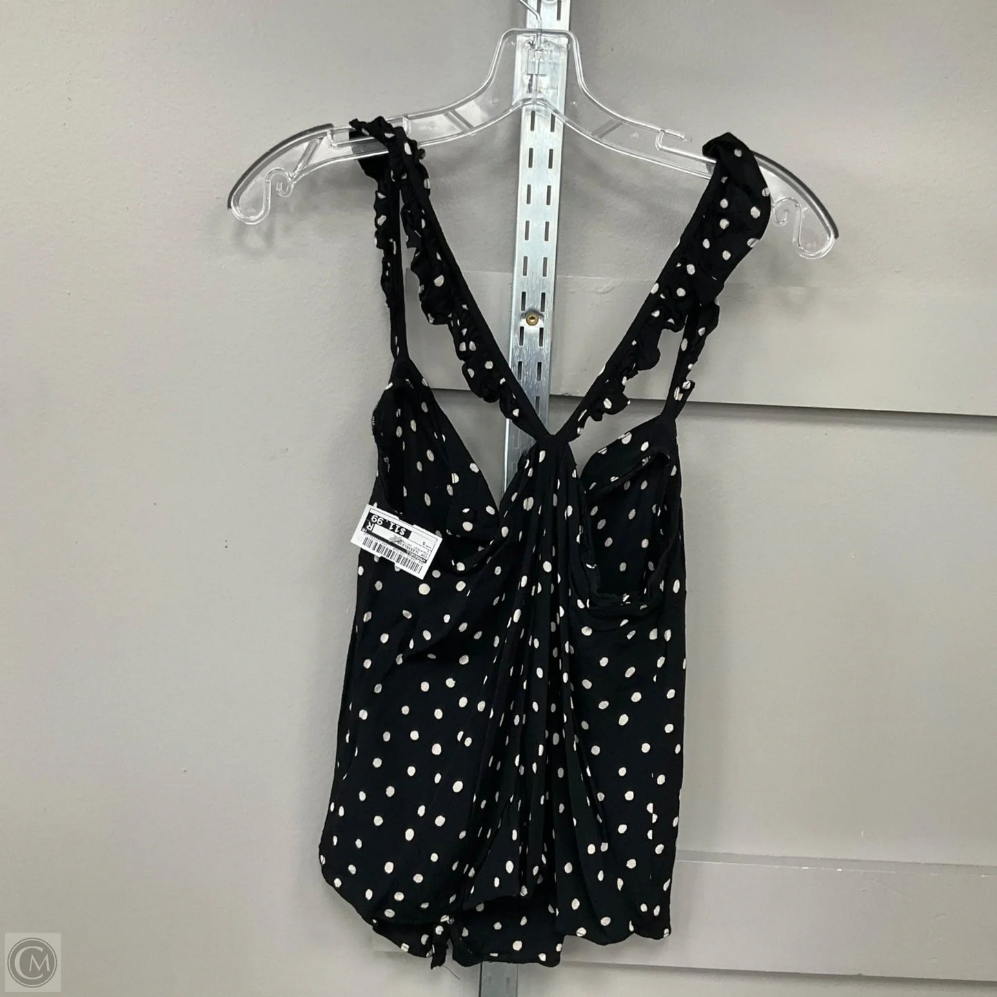 Top Sleeveless By Madewell In Polkadot Pattern, Size: S