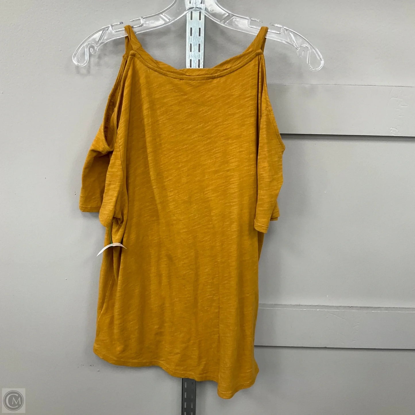 Top Short Sleeve Basic By Maeve In Yellow, Size: M