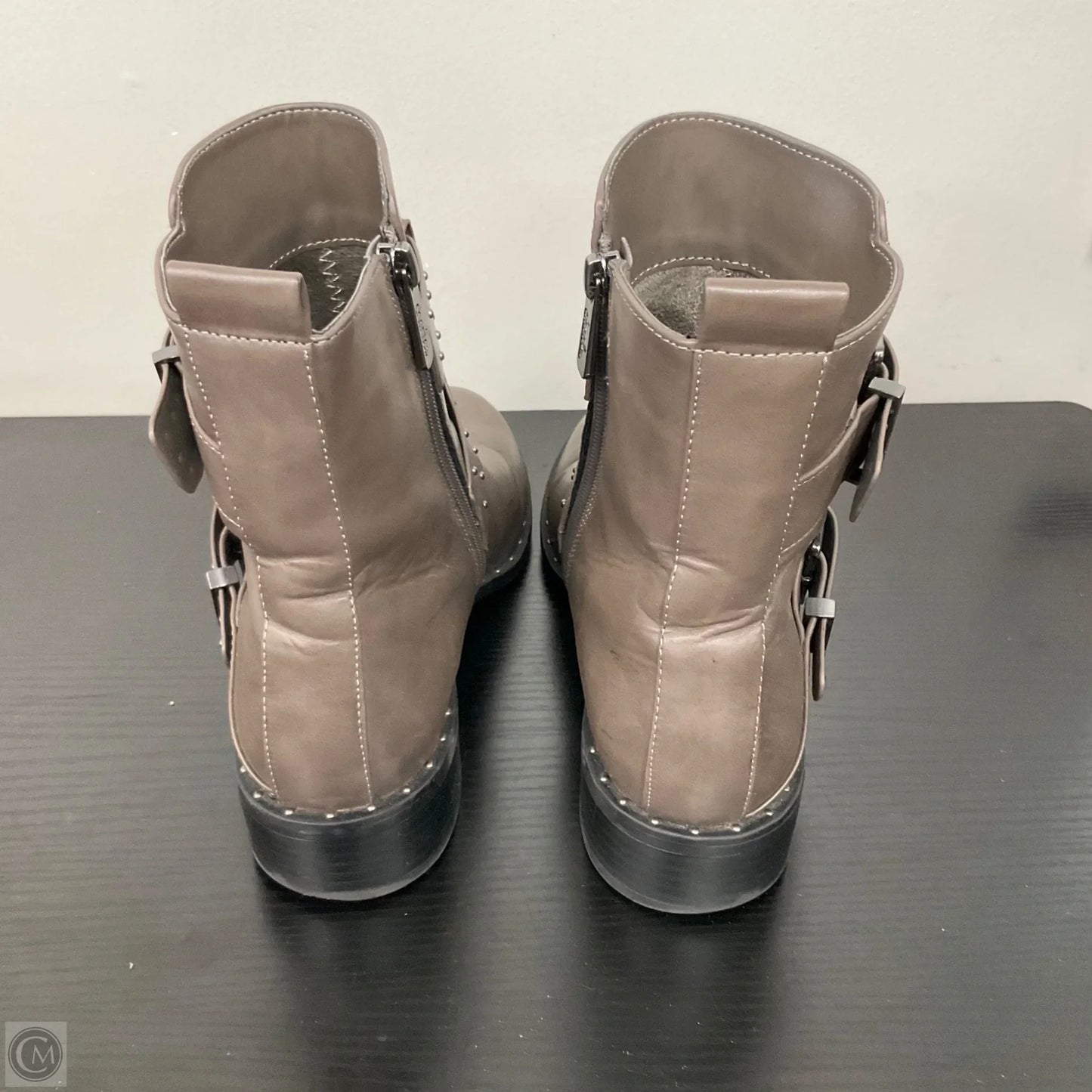 Boots Ankle Heels By Charles By Charles David In Brown, Size: 9