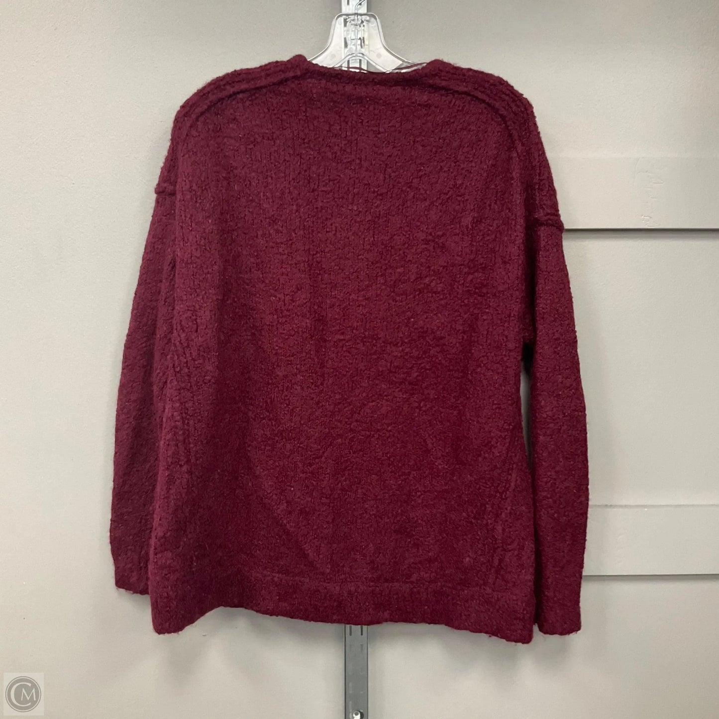 Sweater By Free People In Maroon, Size: Xs