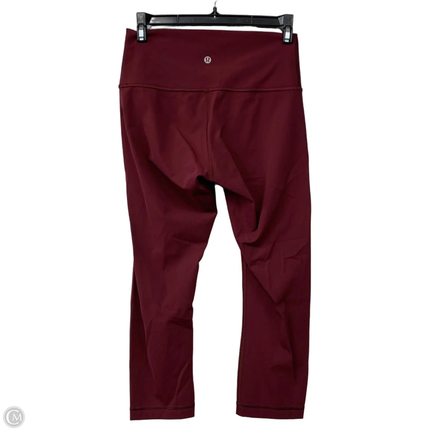 Athletic Leggings Capris By Lululemon In Maroon, Size: 6