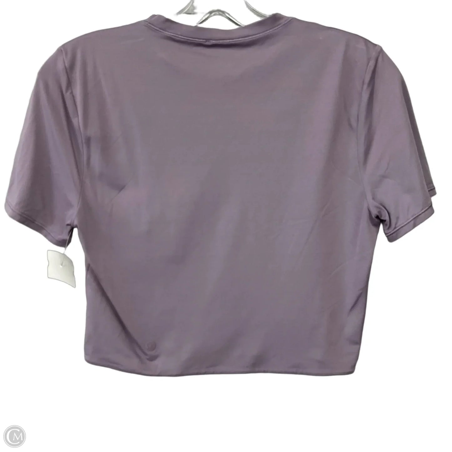 Athletic Top Short Sleeve By Lululemon In Purple, Size: 6