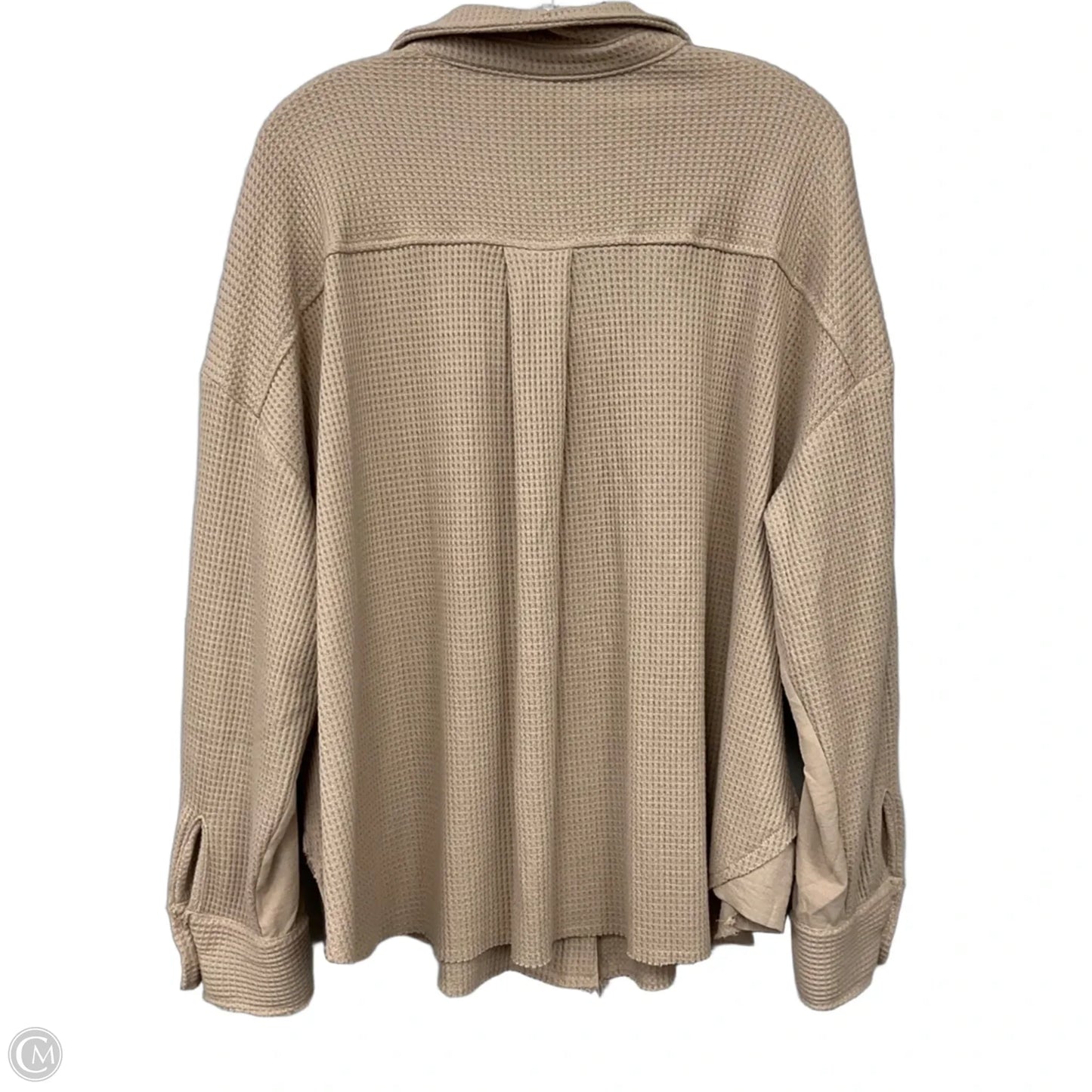 Top Long Sleeve By Pink Lily In Brown, Size: M