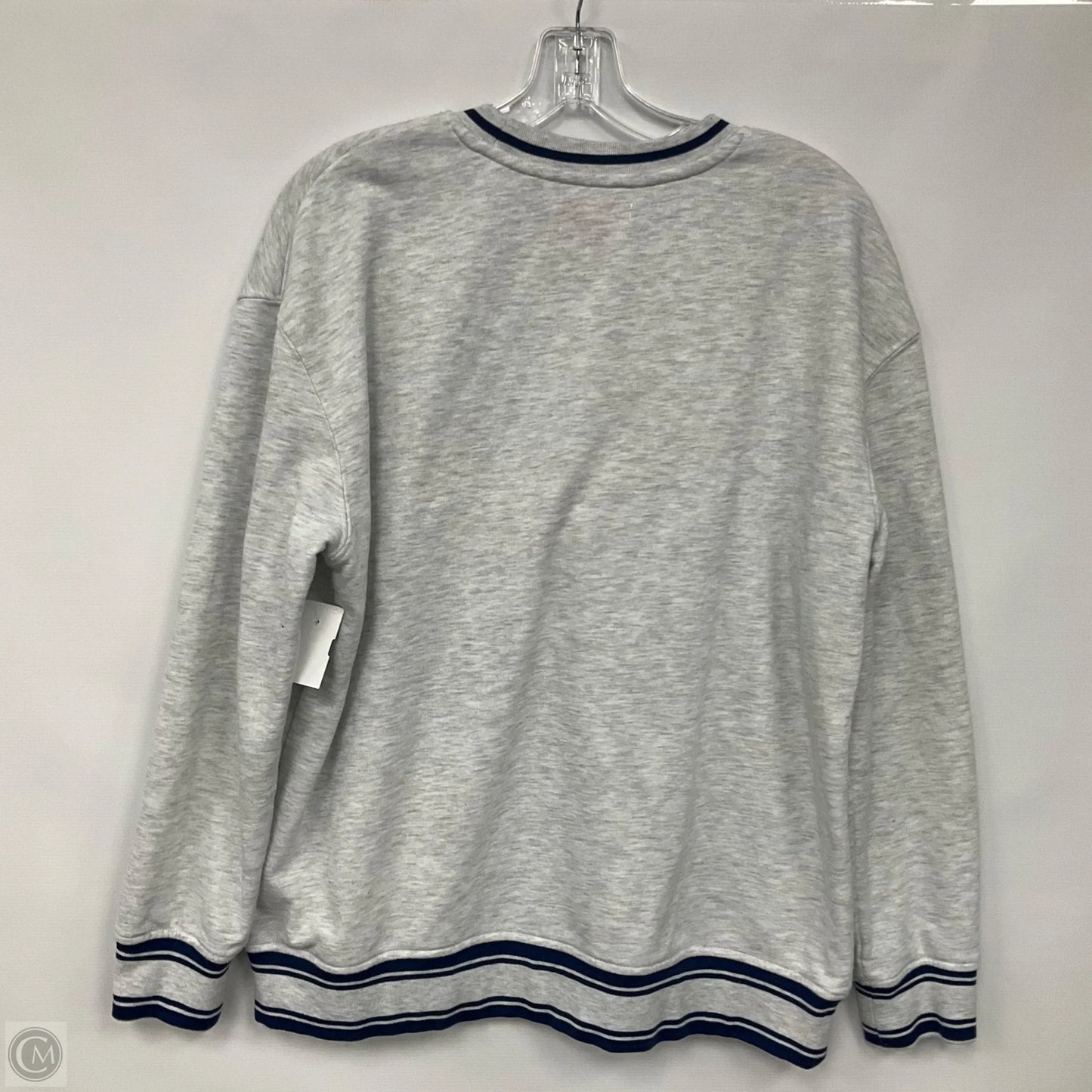 Sweatshirt Crewneck By Simply Southern In Grey, Size: M