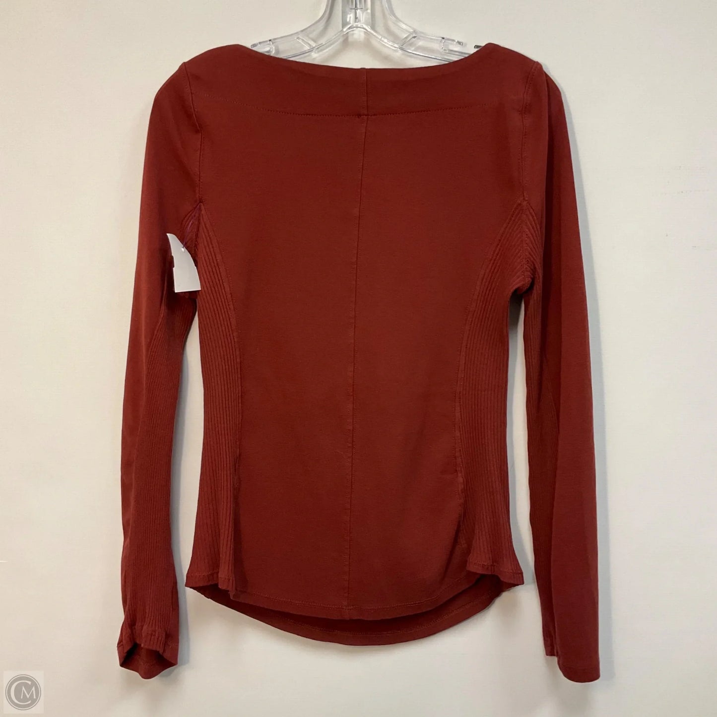 Top Long Sleeve By Free People In Orange, Size: M