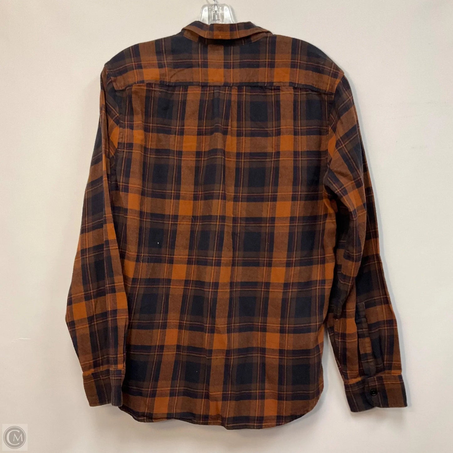 Top Long Sleeve By Madewell In Brown, Size: M