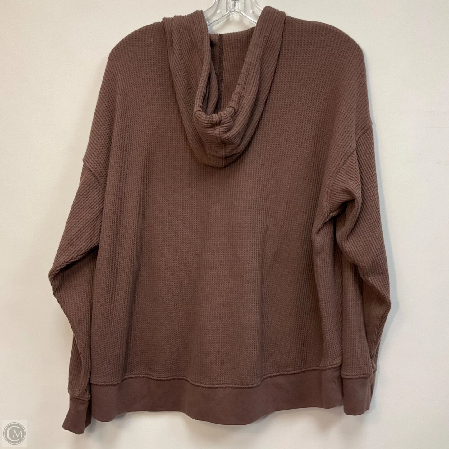 Top Long Sleeve By Aerie In Brown, Size: S