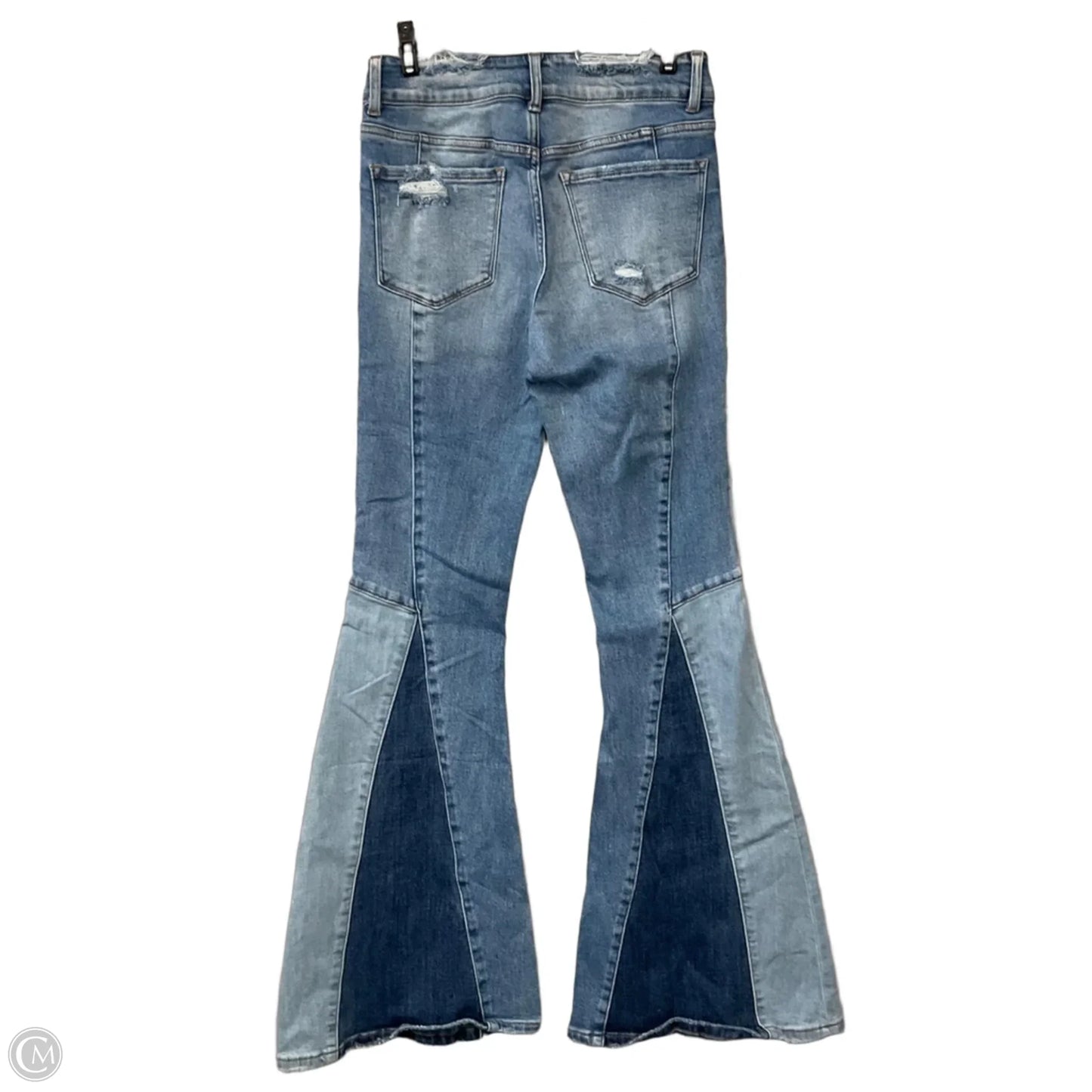 Jeans Flared By Bridge by Gly In Blue Denim, Size: 2