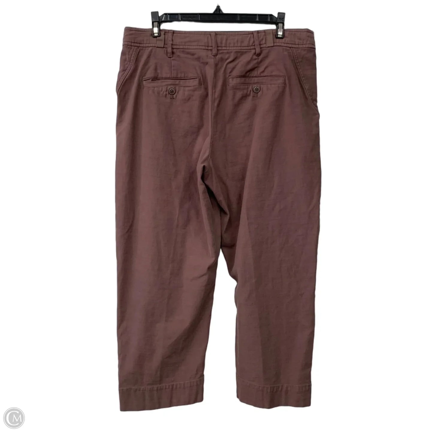 Pants Cargo & Utility Cropped By Anthropologie In Brown, Size: M