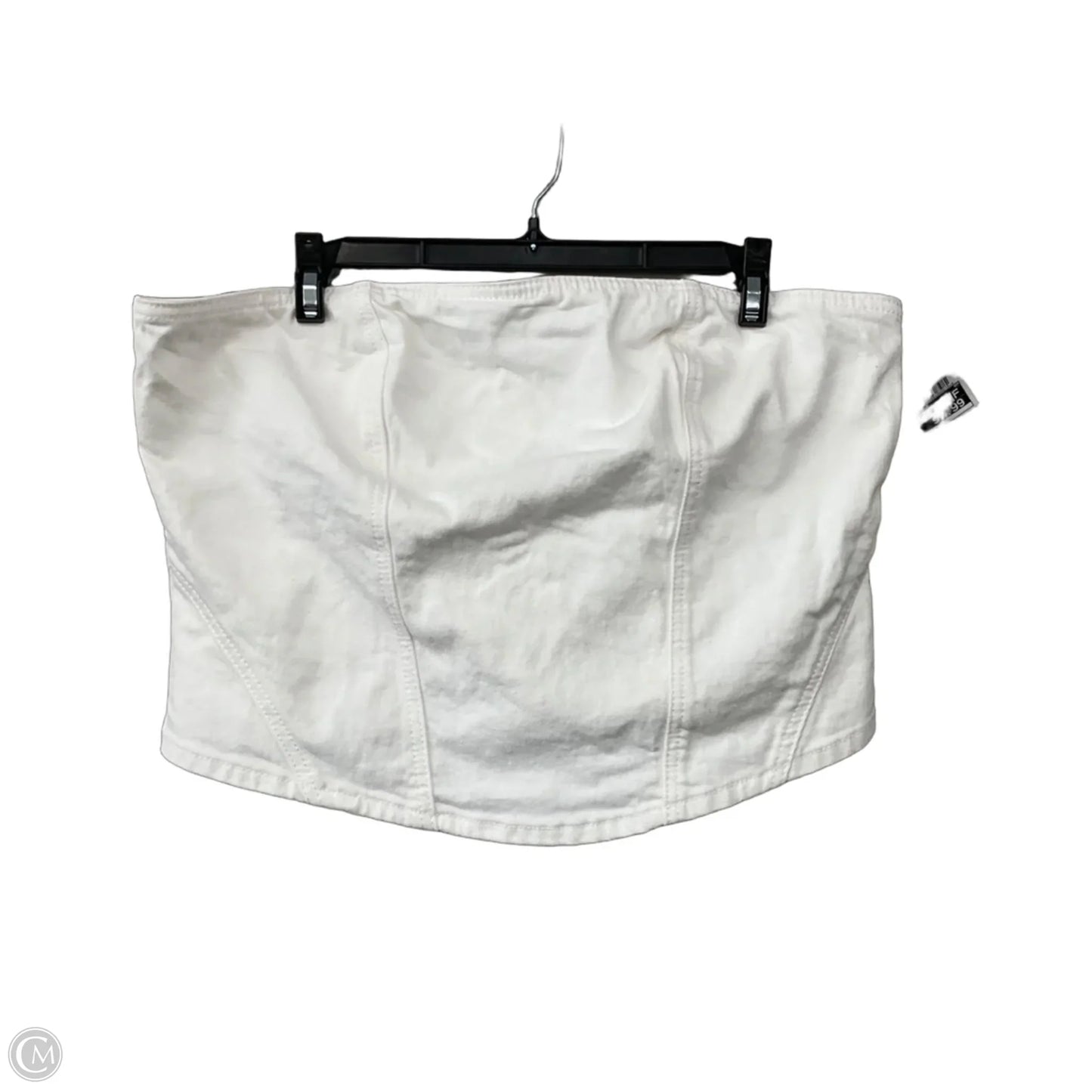 Top Sleeveless By Universal Thread In White Denim, Size: 16