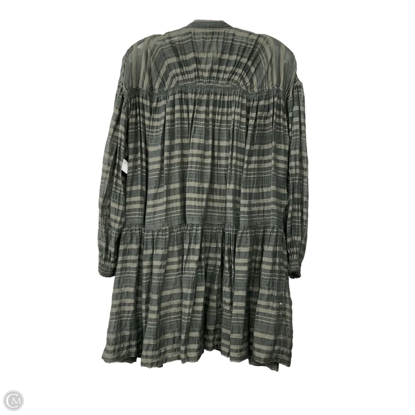 Dress Casual Short By Anthropologie In Green, Size: Xxs