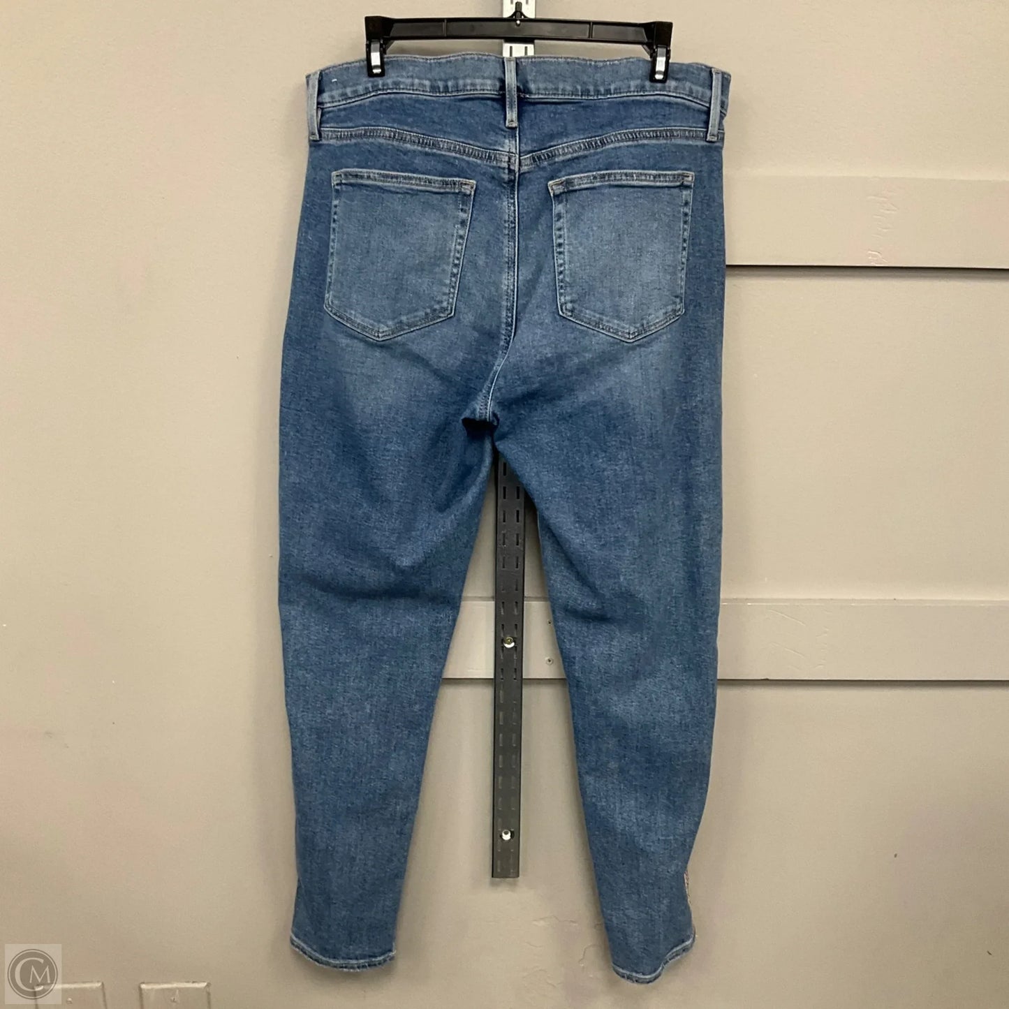 Jeans Skinny By Loft In Blue Denim, Size: 12