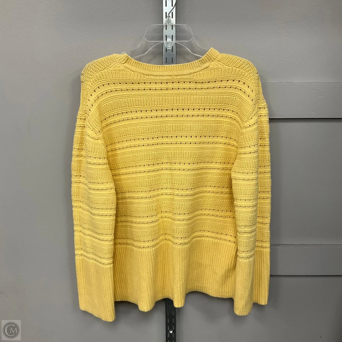 Sweater By Gap In Yellow, Size: M