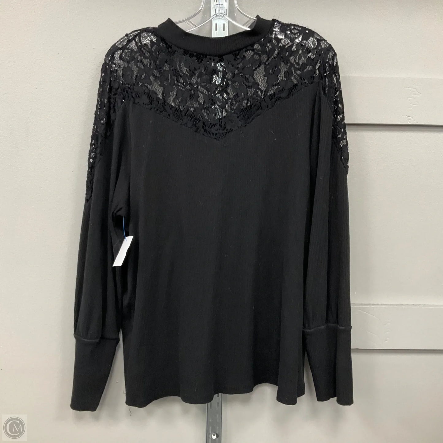 Top Long Sleeve By Maurices In Black, Size: 2x
