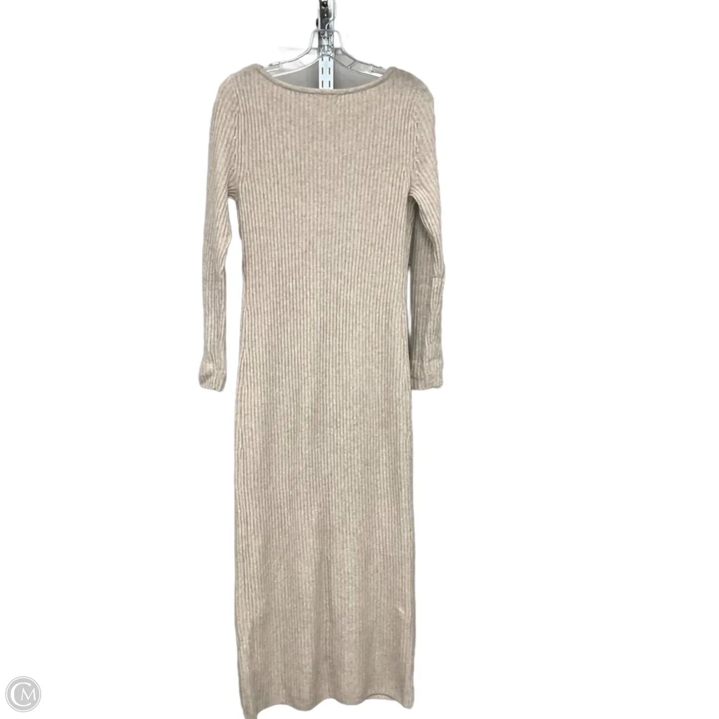Dress Casual Maxi By Abercrombie And Fitch In Beige, Size: M
