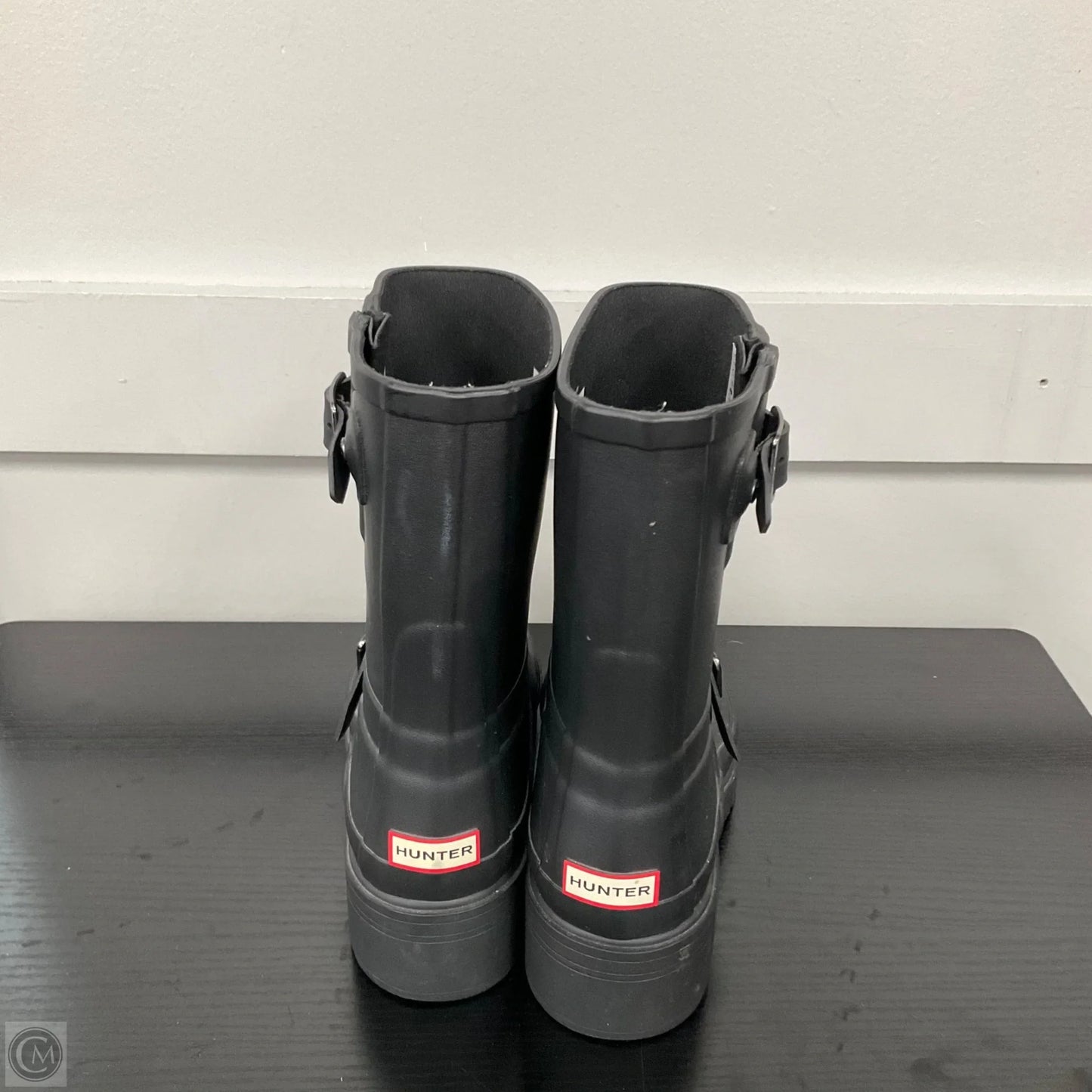 Boots Rain By Hunter In Black, Size: 7