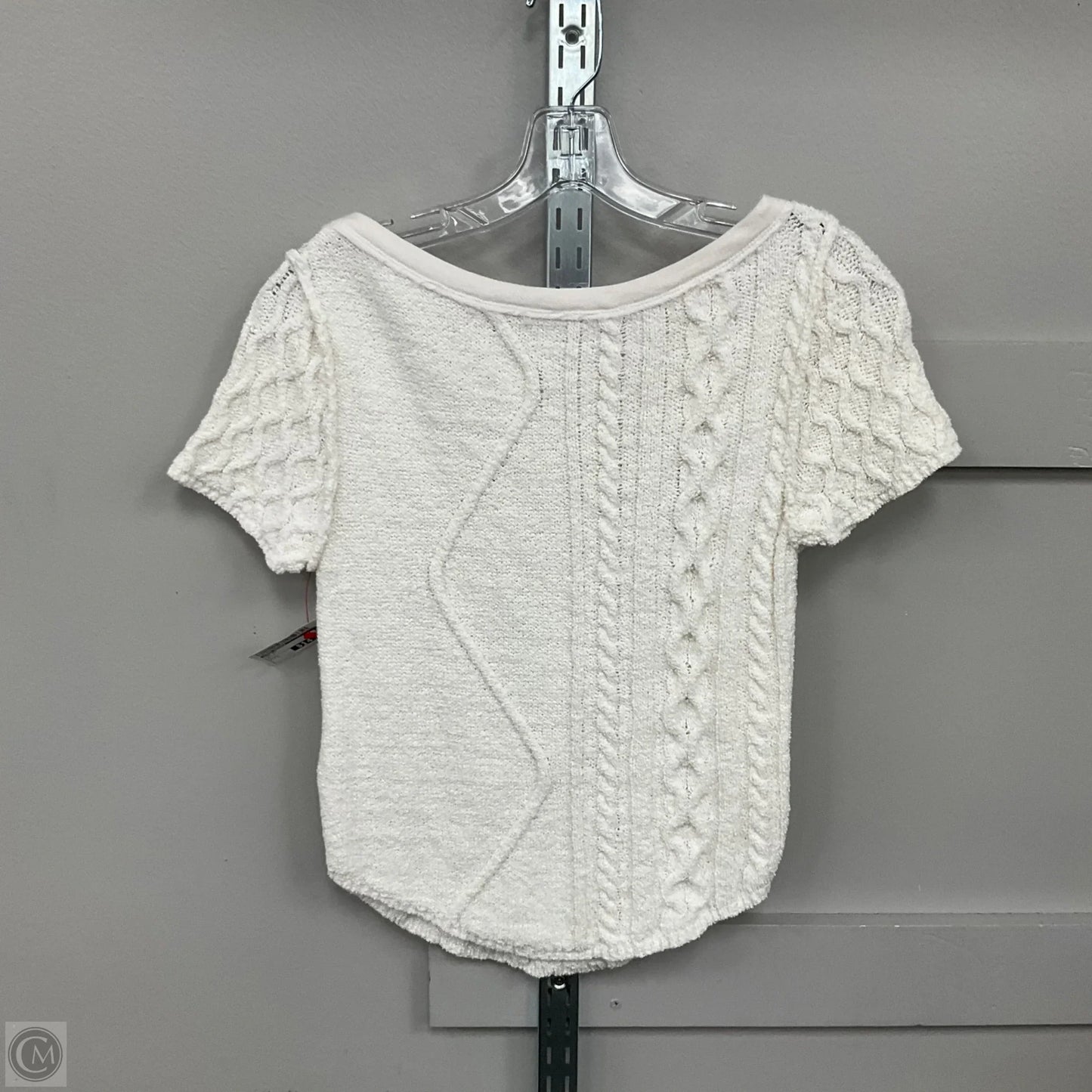 Top Short Sleeve By Free People In White, Size: L