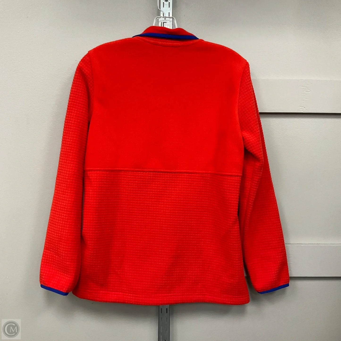 Jacket Fleece By Lands End In Orange, Size: S