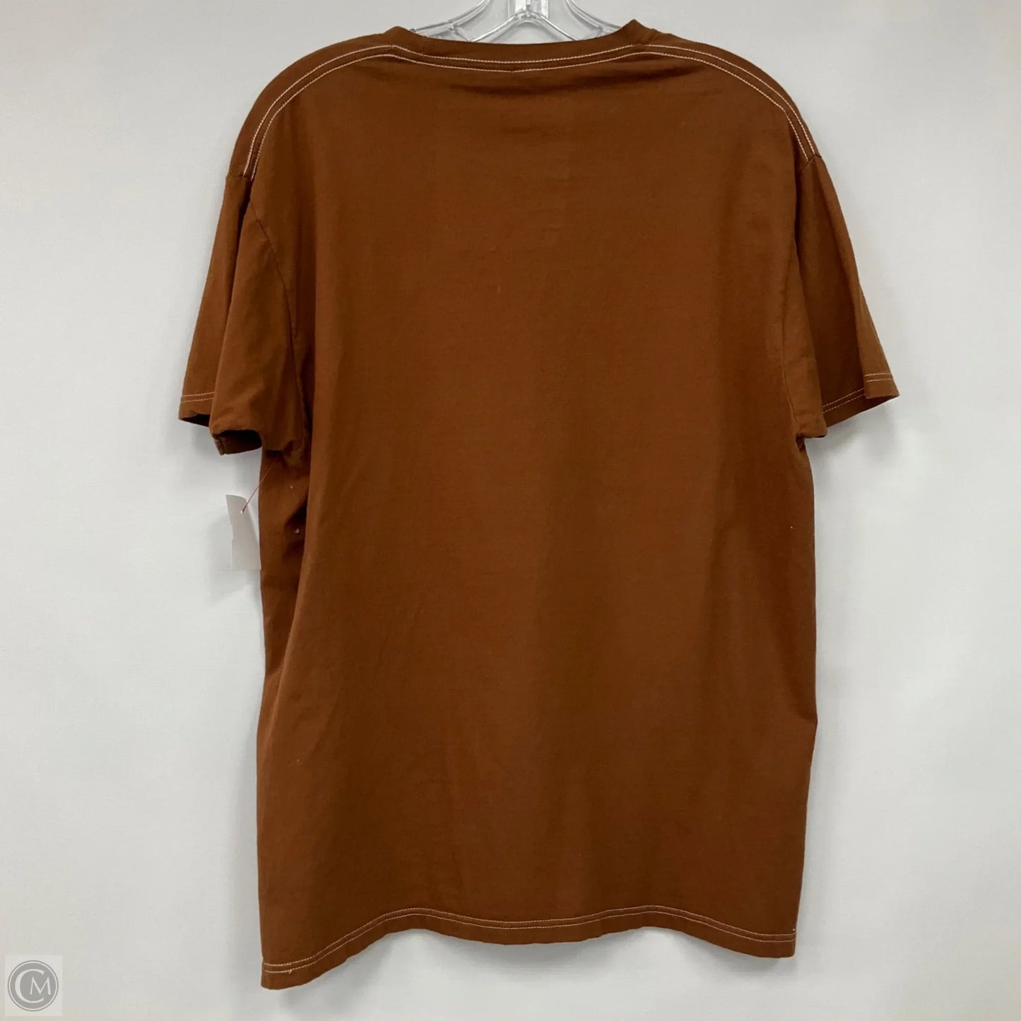 Top Short Sleeve In Brown, Size: S