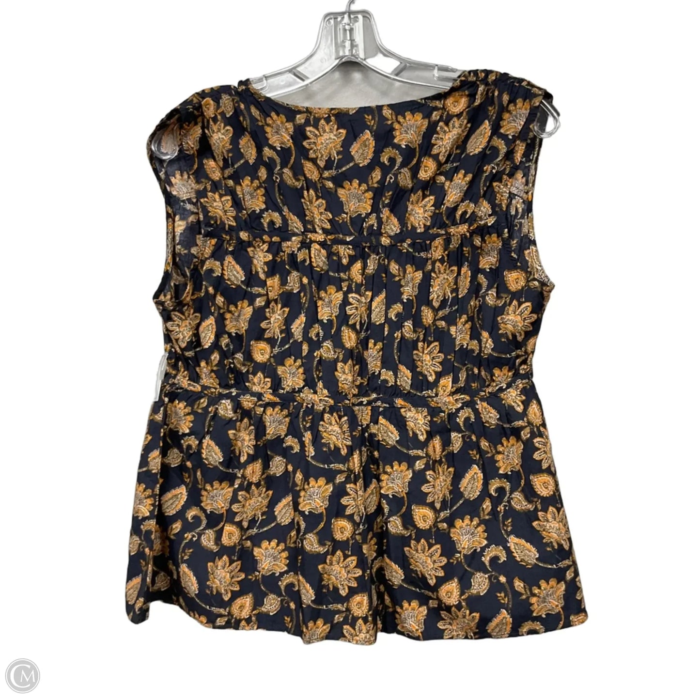 Top Sleeveless By Mng In Blue, Size: Xs