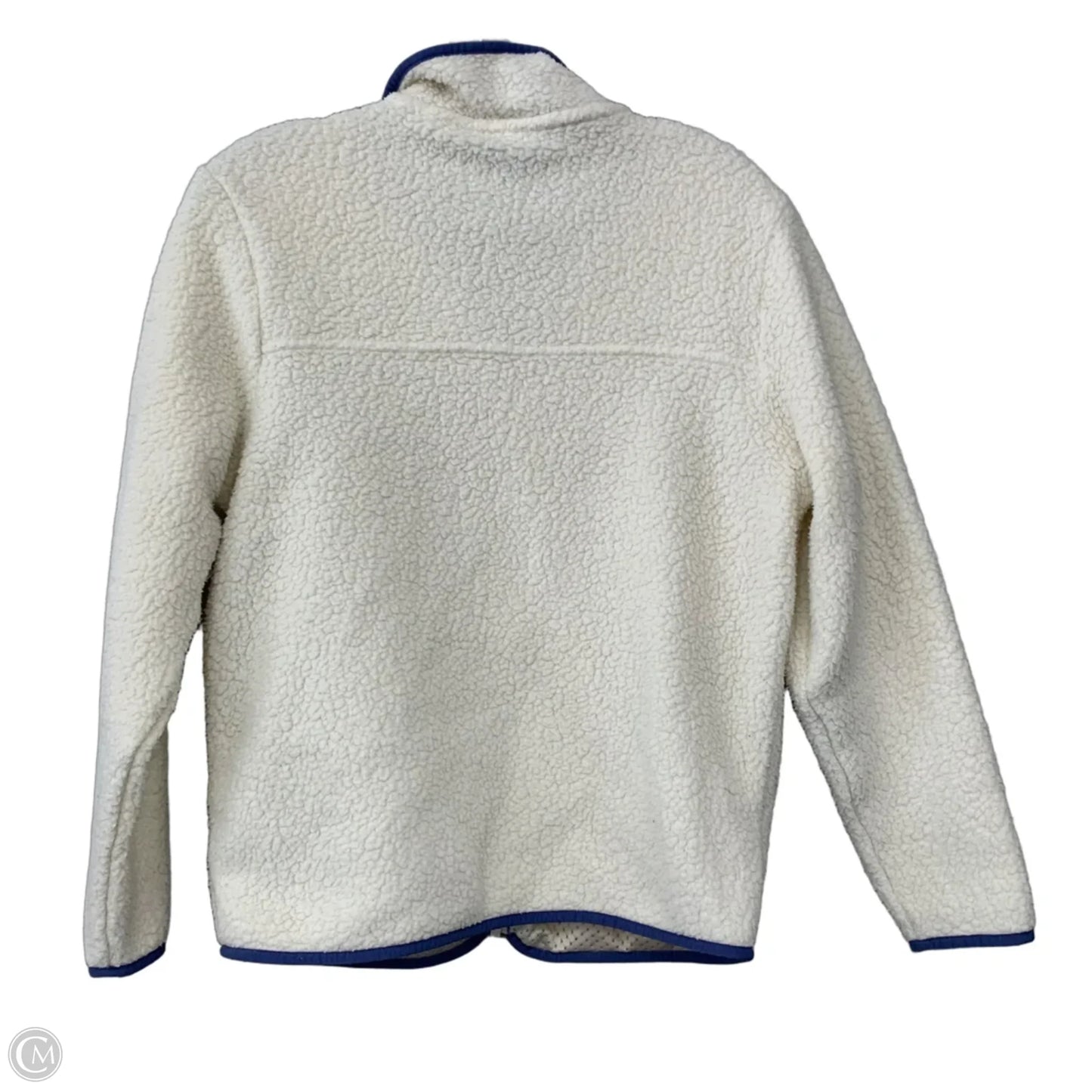 Jacket Fleece By Patagonia In Cream, Size: S