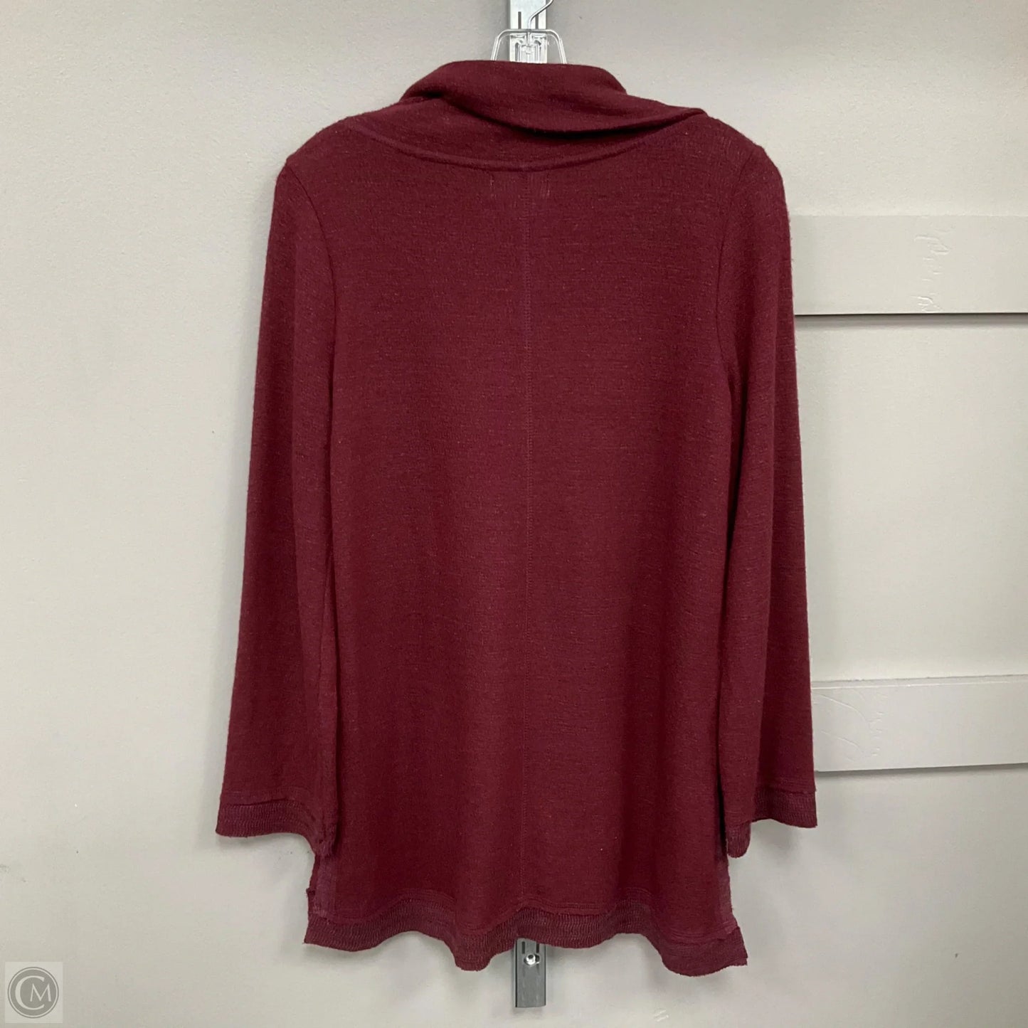 Tunic Long Sleeve By Anthropologie In Maroon, Size: S