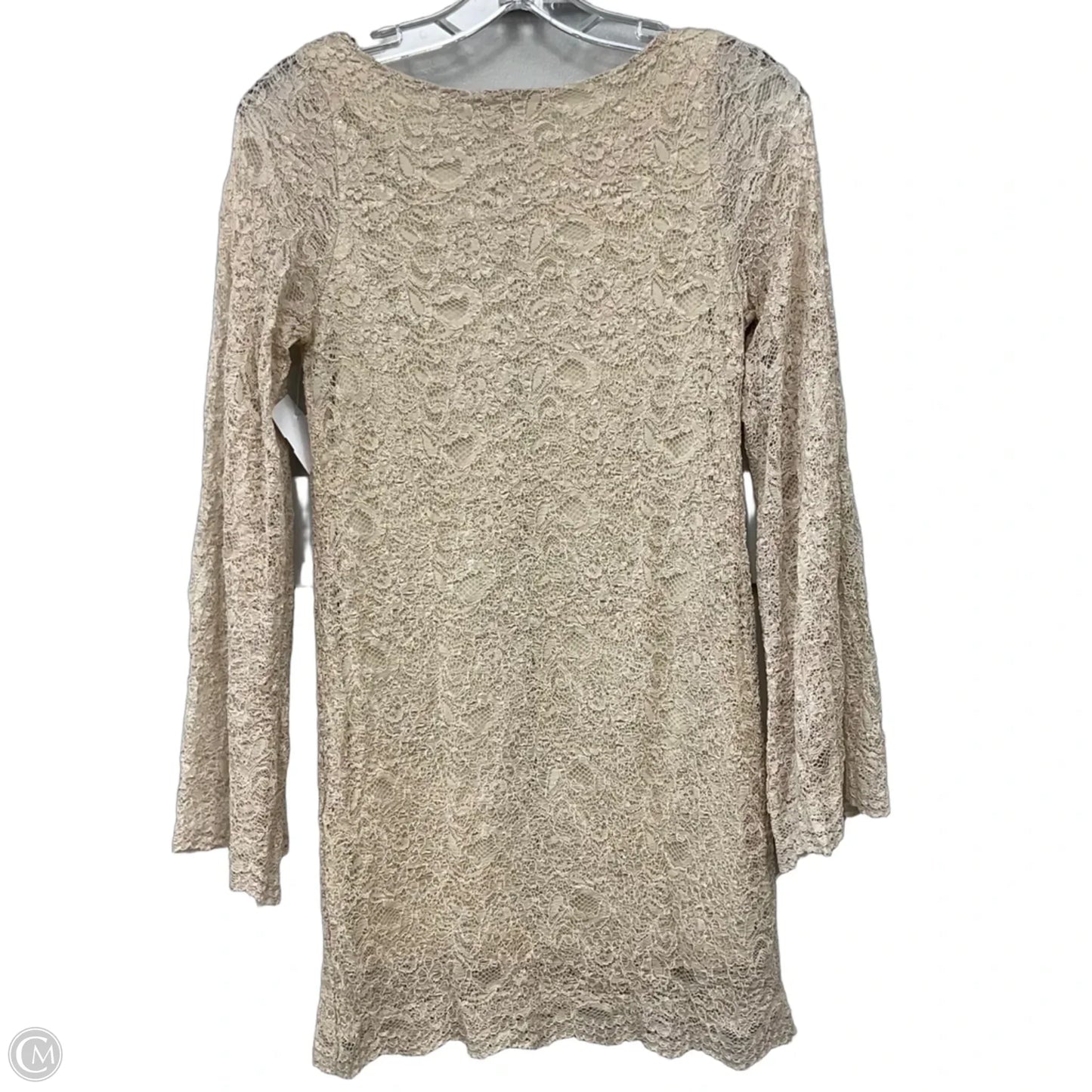 Dress Casual Short By Audrey In Tan, Size: M