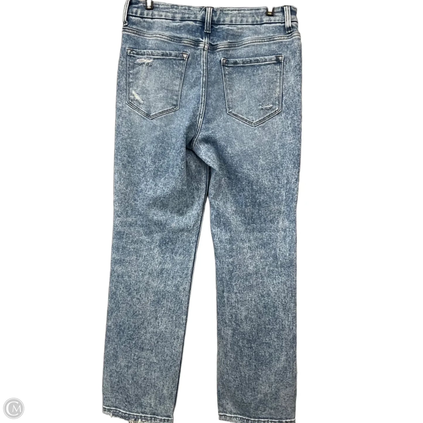 Jeans Straight By Flying Monkey In Blue Denim, Size: 8