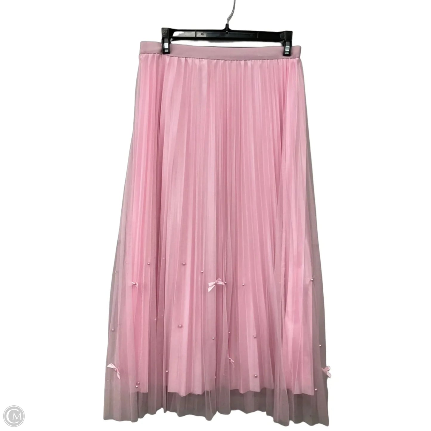 Skirt Midi By Clothes Mentor In Pink, Size: L